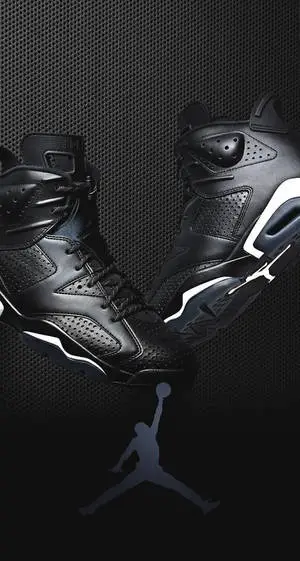 All Black Air Jordan Shoes
