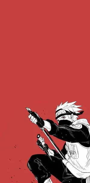Kakashi iPhone With Sword