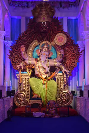 Lalbaugcha Raja Lion Throne
