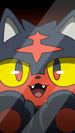 Litten Behind Glass