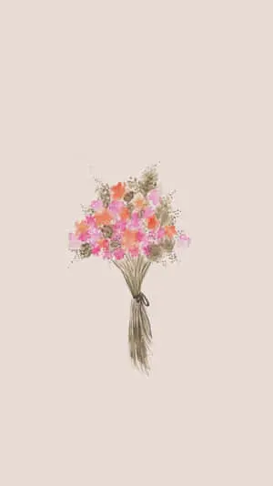 Minimalist Bouquet Of Flower