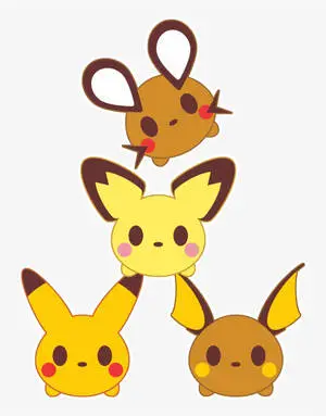 Minimalist Pikachu iPhone Art