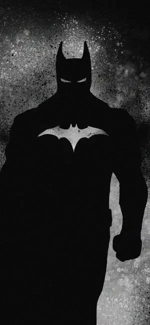 Murky Gray Background Of Batman Dark iPhone