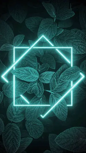 Neon Green Leaves iPhone 13 Pro