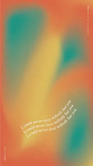 Nobody But You Orange Aura Aesthetic