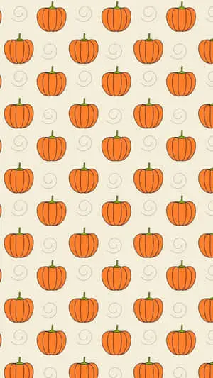 Orange Halloween Pumpkins Art