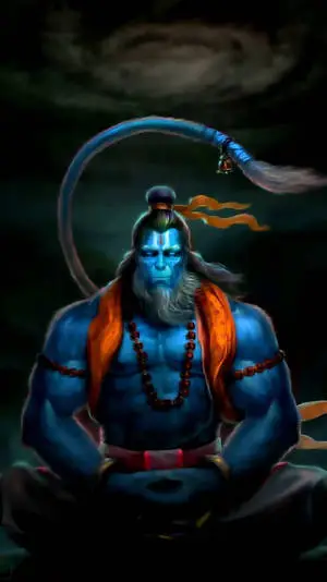 Peaceful Hanuman Hindu iPhone