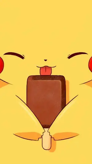 Pikachu iPhone And Popsicle