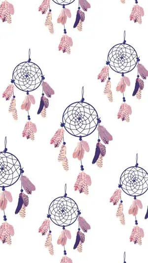 Pink And Purple Dreamcatchers iOS 7