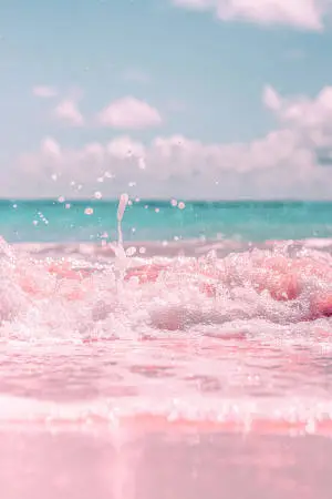 Pink Beach Sand Summer iPhone