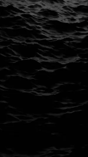 Plain Black iPhone Waves
