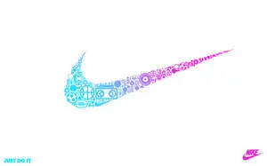 Purple Blue Gradient Nike iPhone