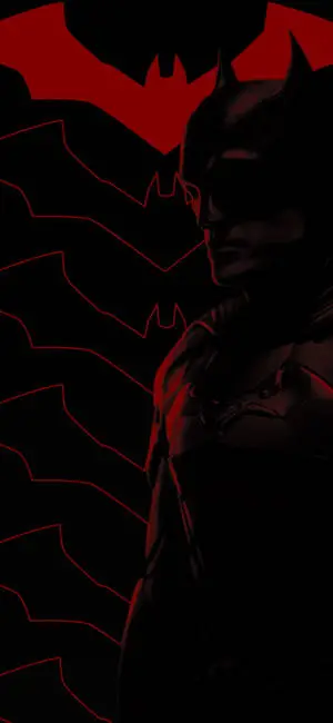  Caption: Iconic Batman Logo iPhone Wallpaper 