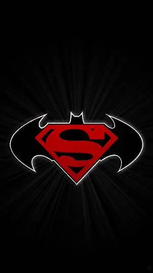 Red Superman Symbol iPhone Batman