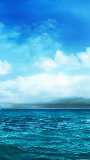 Scenic Ocean Blue iPhone