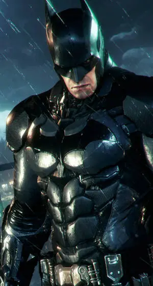 Shiny Wet Suit Of Batman Arkham Knight iPhone 