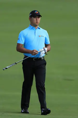 Si Woo Kim Walking On Golf Course