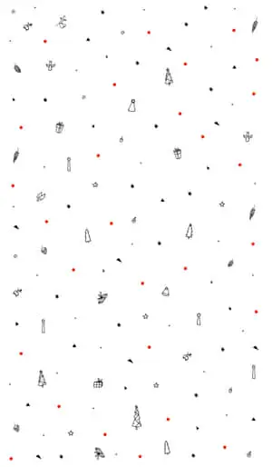 Simple Christmas Pattern iPhone