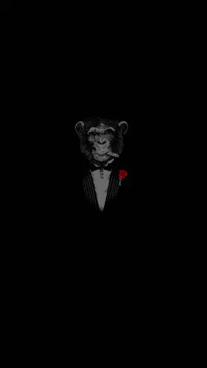Smoking Gorilla Art Iphone