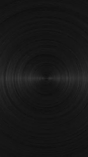 Solid Black iPhone Vinyl Record