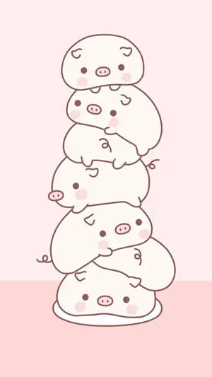Stacked Piggy Marshmallow 