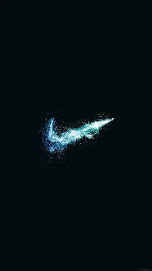 Stardust Blue Nike iPhone Background