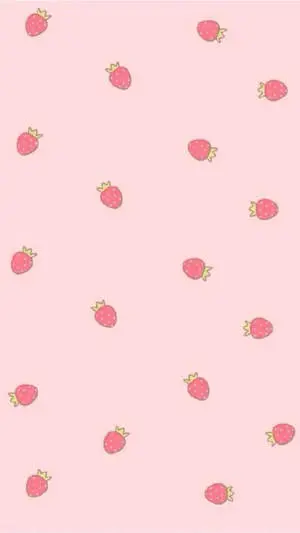 Strawberry Aesthetic Iphone Lock Screen