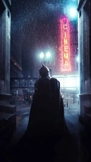 The Batman iPhone Rainy City