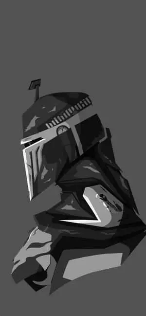 Light Grey Boba Fett The Mandalorian iPhone