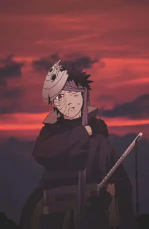 Naruto Anime Character Tobi iPhone