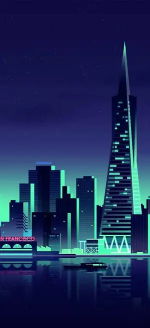 Vector Art San Francisco iPhone