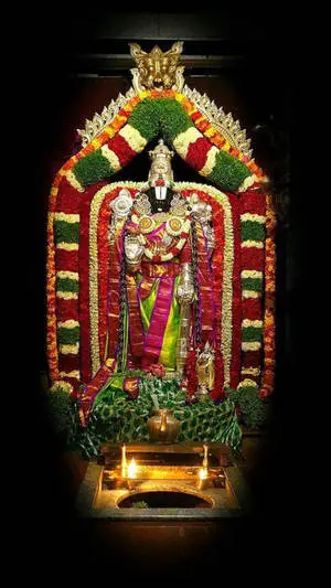 Majestic Lord Venkateswara 4K image - Spiritual Serenity