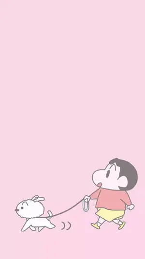 Walking Shiro Shin Chan iPhone