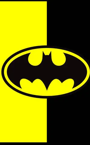 Yellow Black Batman For Phone