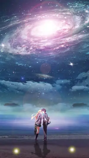 Your Lie In April Iphone Kōsei Kaori Nebula Pictures
